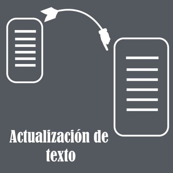 Actualización de Texto GE